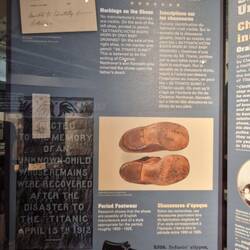 The shoes of the unknown child