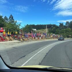 Scheint hier ein Zentrum für Hängematten und Klappstühle zu sein sieht aber ganz nett aus