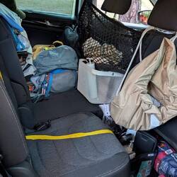 Stauraum auf der Rückbank