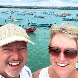 Vor lauter Fischgeruch stehen Yvonne die Haare zu Berge