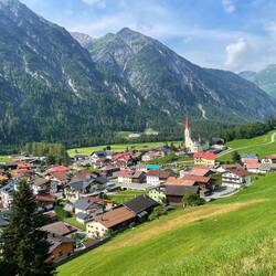 Blick auf Holzgau