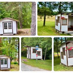 So sehen die Bushäuschen auf den Inseln aus.