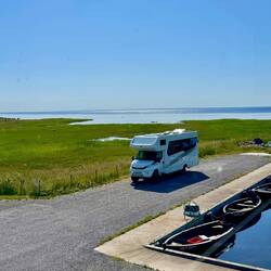 Kleiner Hafen in Tärkma