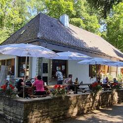 Letzter Blick zurück mit vollem Magen