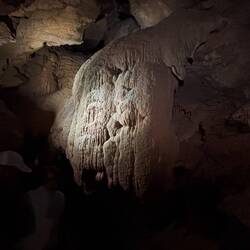This was at one time a waterfall overtaken by calcium deposits