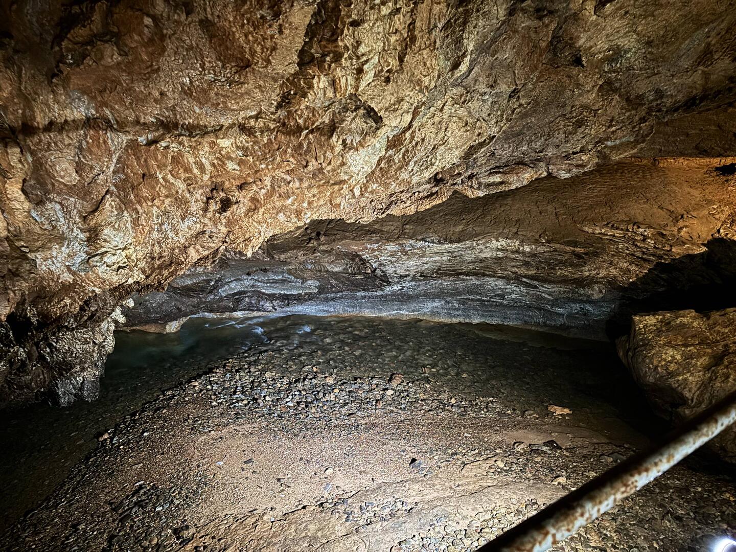 Stream in cavern