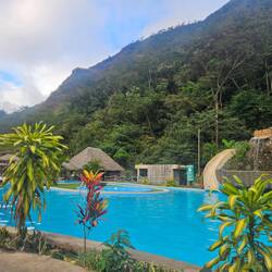 Zum Schluss konnte man sich im Pool erholen