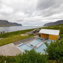 Hot Tub beobachten Tálknafjörður
