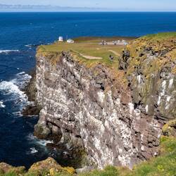 Leuchtturm und Parkplatz