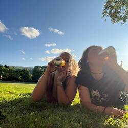 Lecker Bierchen in der Sonne genießen