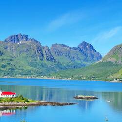 Aussichtspunkt am Austnes Fjorden