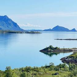 Aussichtspunkt am Austnes Fjorden