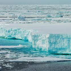 Caribbean colors — eastern Weddell Sea, Antarctica.