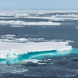 Reflections and color — eastern Weddell Sea, Antarctica.