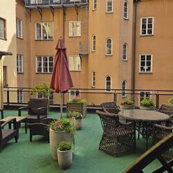 Our room opens on to this little terrace.