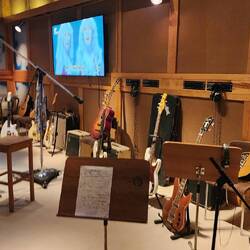 The layout of the Polar Studio where most of ABBA's songs were recorded.