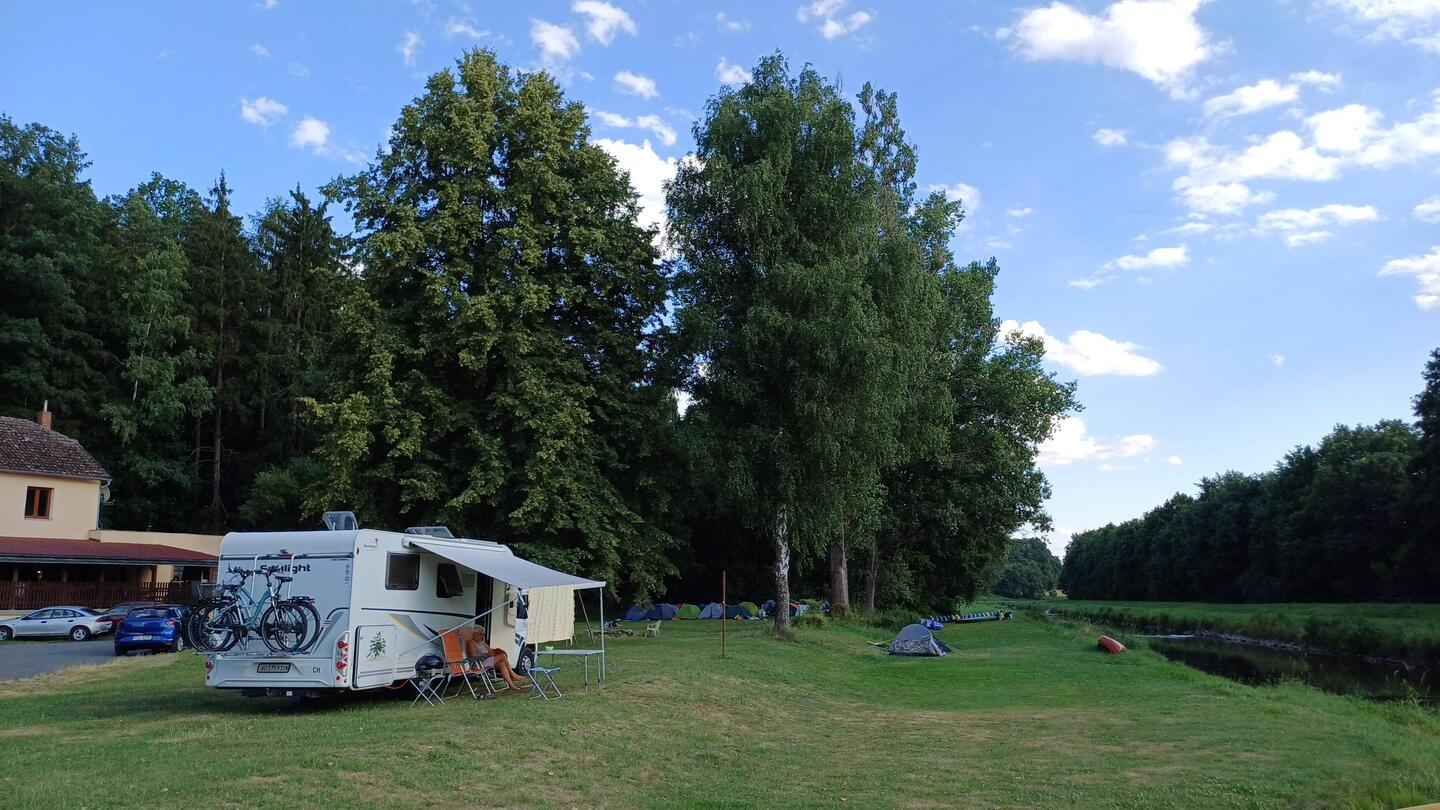 unser idyllischer Platz