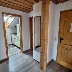 Block zu Küche uns anderes Schlafzimmer