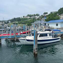 Just another view of C-Traveler in slip 7. We're next to the Rescue boat.