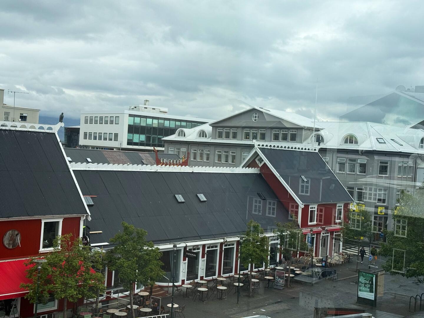 View from our hotel.