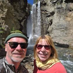 Upper Waterfalls im Johnston Canyon