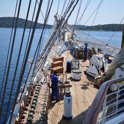 Wir ankern vor Mali Losinj