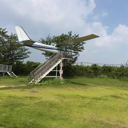 The outdoor display at the Museum of Aeronautical Sciences.