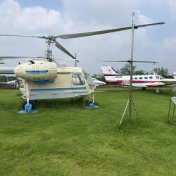 The outdoor display at the Museum of Aeronautical Sciences.