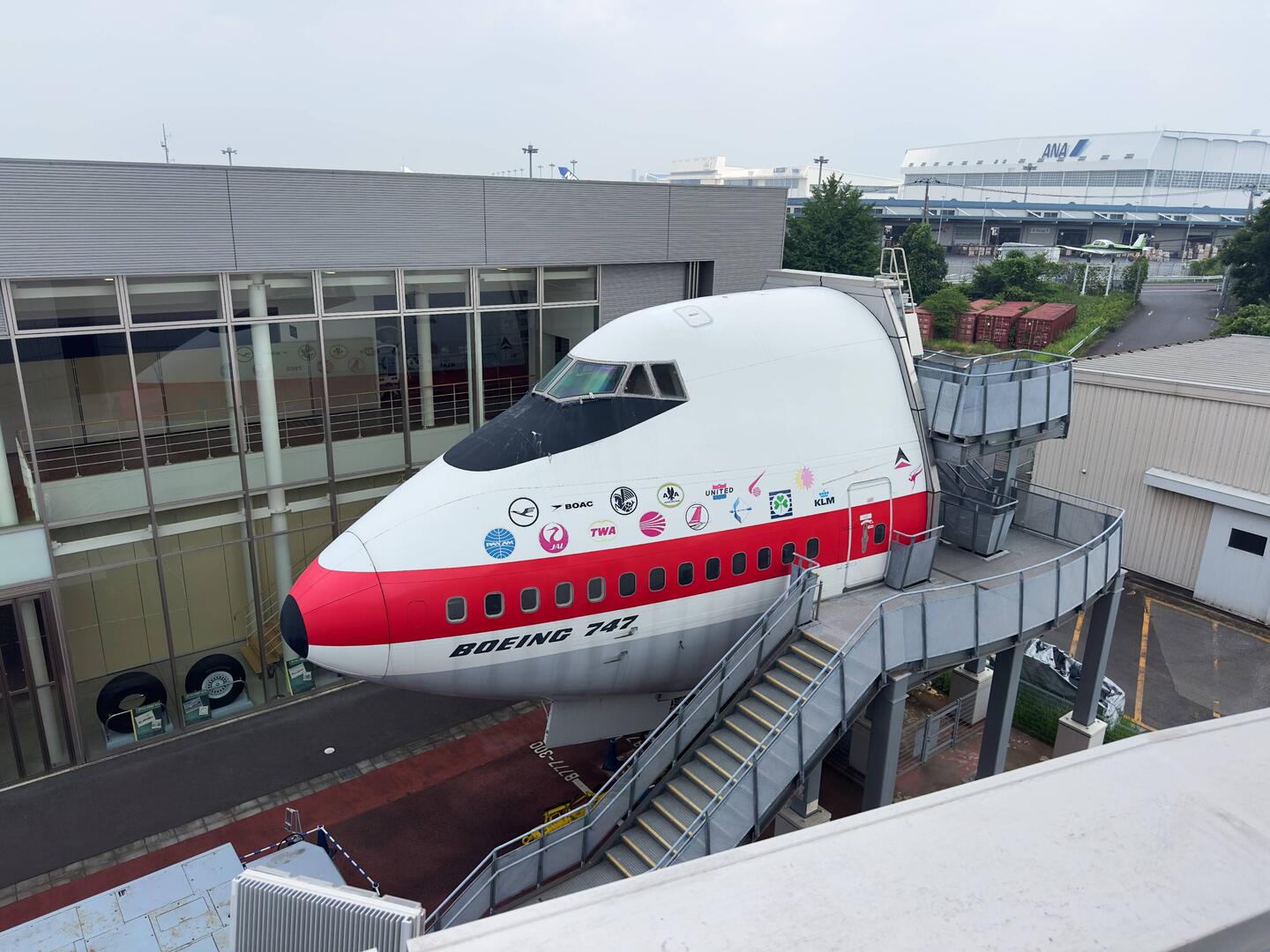 Another Boeing 747 display at the Museum of Aeronautical Sciences.