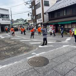 The first yamahoko we saw at Narita Gion.