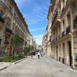 These avenues were purely for residents, no cars, children were playing football