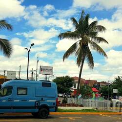 Esteli. A stop for a brunch with chicken at Tip-Top.
