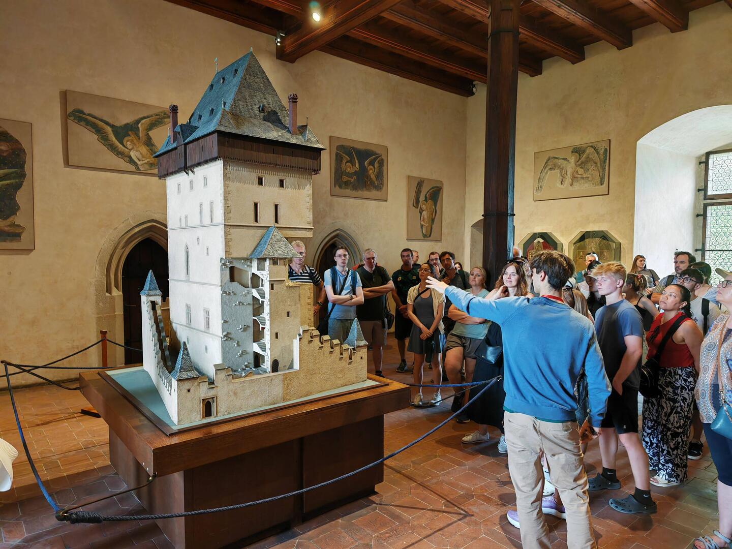 Modell der "Burg in der Burg" - selbst die Schweden hätten diesen Teil 1648 nicht eingenommen