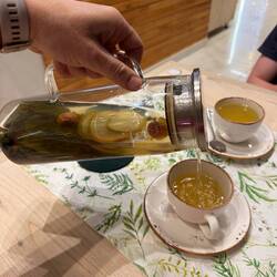 Geilster Pfirsichtee ever! Haben gleich einen zweiten bestellt 😜