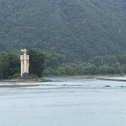 A castle in the middle of the river