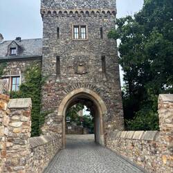 New part of the castle to allow for cars.