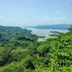 Blick zum Lago Suchitlan, Suchitoto