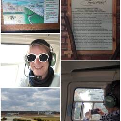 Nach dem Wiegen durften wir in den Heli