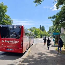 Startpunkt in Roetgen - Bushaltestelle Wanderstation