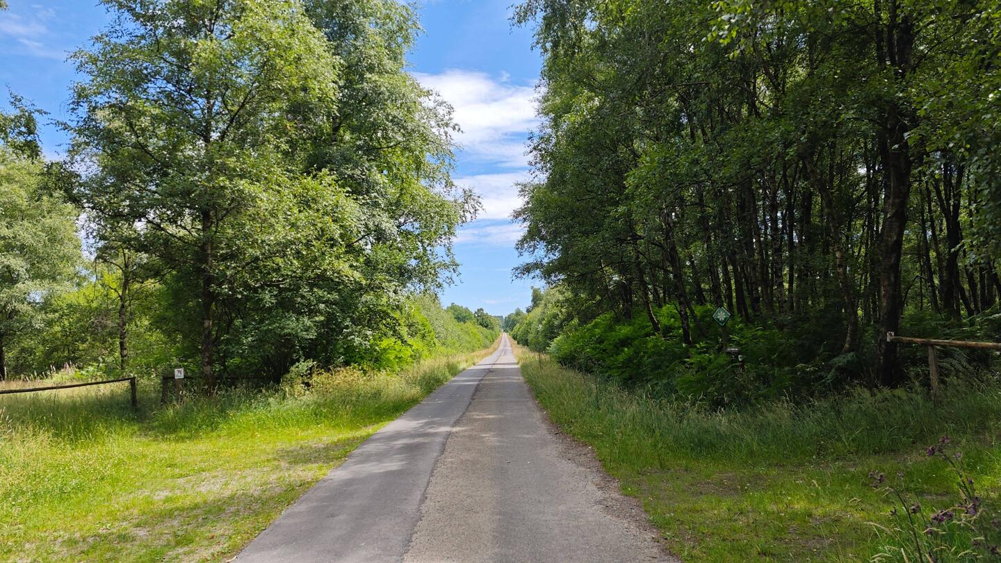 Lange, lange gerade aus .... ca. 5 km🫣
