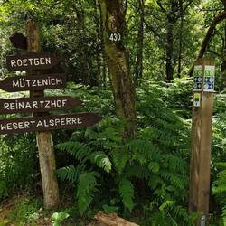 Alles gut beschildert!