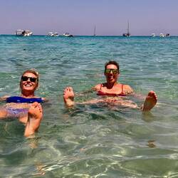 der Beweis: wir warn wirklich im Wasser 😉