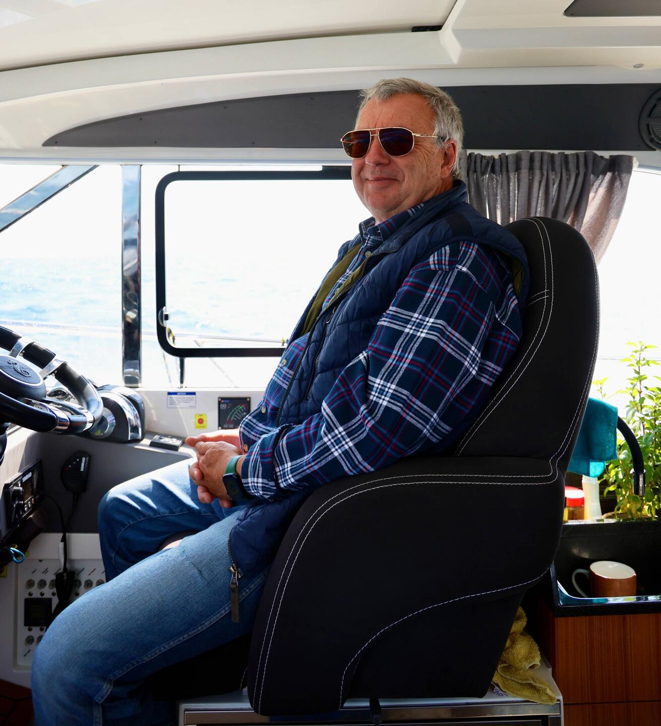 Total tiefenentspannt bei 40 Km/h dank Autopilot.