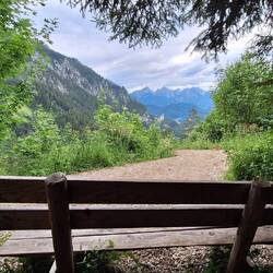 Bank mit tollem Blick