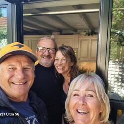 Our hosts Laura and Stuart