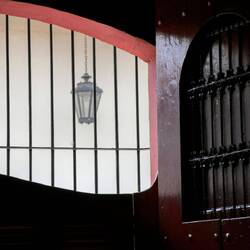 Colonial window. At Art Museum of Leon.