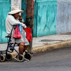 On the streets of Leon.