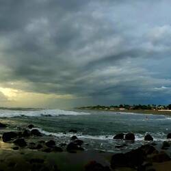 Fantastic sunset. Las Penitas beach, south of Leon, Nicaragua.