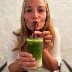 Getting our Matcha fix 😊