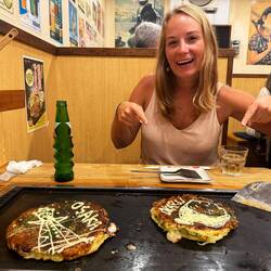 First Okonomiyaki 🍘